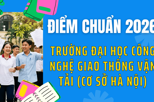 Điểm chuẩn Trường Đại học Công nghệ Giao thông Vận tải (Cơ sở Hà Nội) 2026