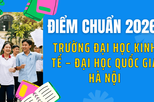 Điểm chuẩn Trường Đại học Kinh tế – Đại học Quốc gia Hà Nội 2026