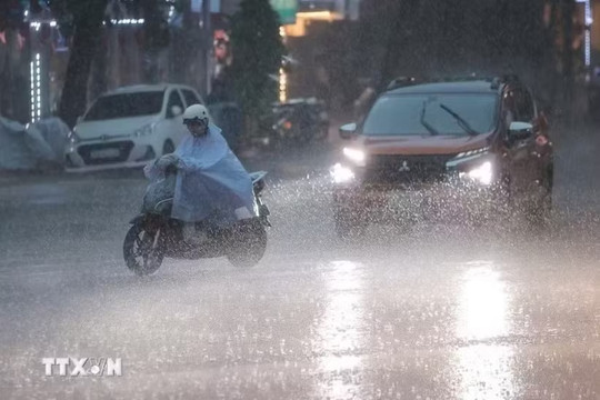 Thời tiết ngày 8/7: Bắc Bộ, Tây Nguyên và Nam Bộ có mưa dông, cục bộ mưa rất to