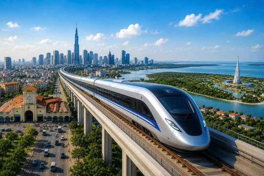 Tuyến đường sắt Bến Thành - Cần Giờ hơn 100.000 tỷ đồng: TP.HCM chốt tiến độ bàn giao mặt bằng