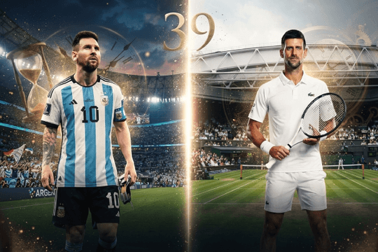 Messi và Djokovic ở tuổi 39: Những dị nhân bẻ gãy quy luật thời gian tại World Cup và Wimbledon 2026