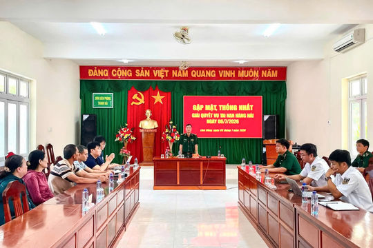 Thống nhất bồi thường hơn 2,5 tỷ đồng cho tàu cá bị tông chìm