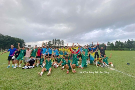 Lâm Đồng giành quyền vào Vòng chung kết Giải U17 Quốc gia 2026