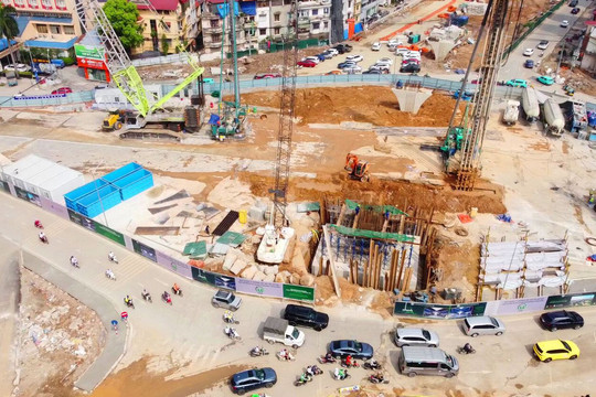 Dự án Vành đai 1 đoạn Hoàng Cầu - Voi Phục: Đẩy nhanh tiến độ thông xe vào tháng 9/2026