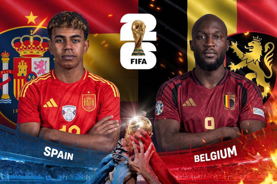 Tứ kết World Cup 2026: Tây Ban Nha đối đầu Bỉ - Khi hàng thủ thép thách thức hỏa lực hạng nặng