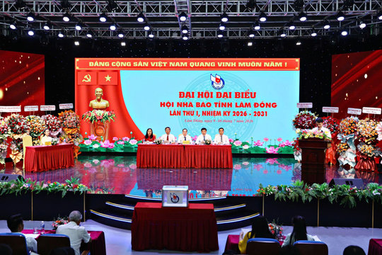 Phiên thứ nhất Đại hội đại biểu Hội Nhà báo tỉnh Lâm Đồng lần thứ I