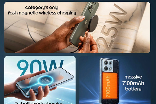 Motorola Edge 70 Max: Sức mạnh Snapdragon 8 Gen 5 và sạc không dây nam châm