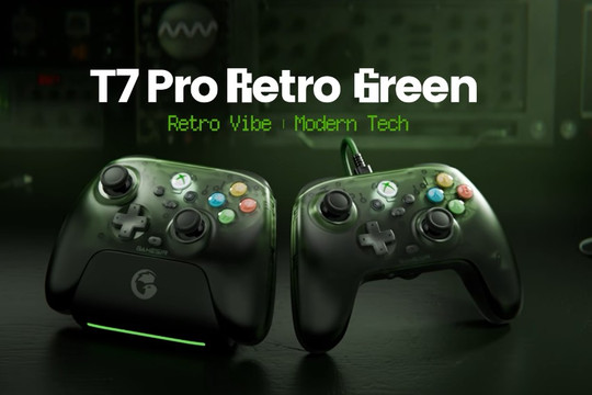 GameSir trình làng bộ đôi tay cầm T7 Pro phong cách Xbox cổ điển tích hợp công nghệ TMR