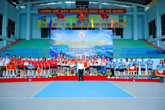 Bế mạc Giải Bóng chuyền nam, nữ tỉnh Lâm Đồng lần thứ I