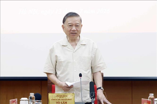 Phát biểu của Tổng Bí thư, Chủ tịch nước Tô Lâm tại Phiên họp thứ hai của Ban Chỉ đạo Trung ương về phát triển văn hóa Việt Nam