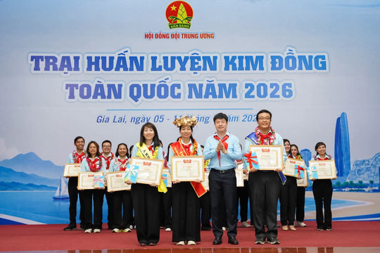 Lâm Đồng có Thủ khoa Trại Huấn luyện Kim Đồng toàn quốc năm 2026