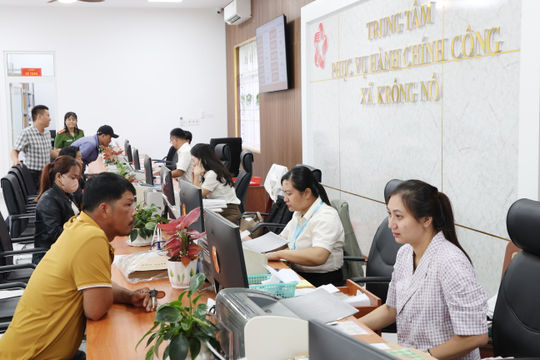 Xã Krông Nô đẩy mạnh chuyển đổi số, nâng cao chất lượng phục vụ Nhân dân