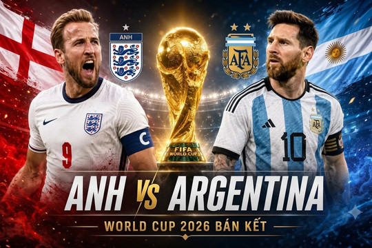 Nhận định bán kết Anh vs Argentina: Bellingham thách thức bản lĩnh của Messi
