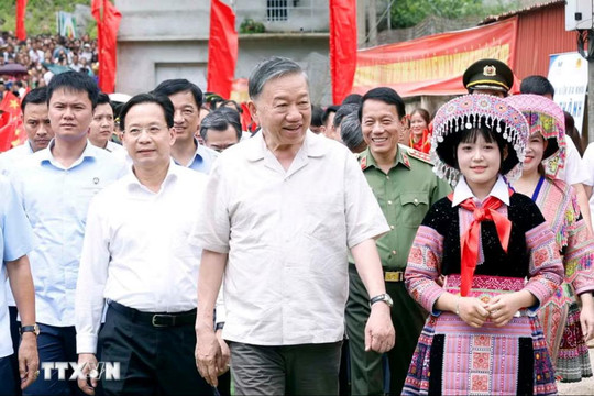 Tổng Bí thư, Chủ tịch nước: Tạo môi trường an ninh, an toàn vì cuộc sống bình yên, hạnh phúc của Nhân dân