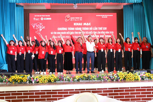 Lâm Đồng khai mạc Hành trình Đỏ - Kết nối dòng máu Việt lần thứ XIV