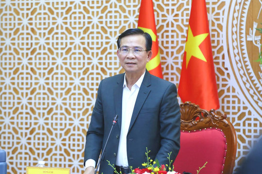 Chủ tịch UBND tỉnh Lâm Đồng Hồ Văn Mười làm việc với 3 sở về các nhiệm vụ trọng tâm
