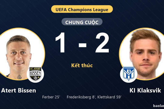 KI Klaksvik hạ Atert Bissen, còn đội bóng Luxembourg nhận thất bại