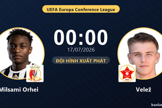 Trực tiếp Milsami Orhei vs Velež: Hết hiệp 1, hòa 0-0