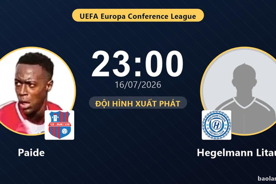 Trực tiếp Paide vs Hegelmann Litauen: Trận đấu đang diễn ra
