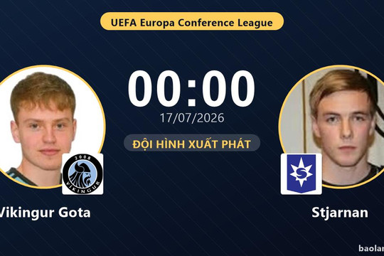Trực tiếp Vikingur Gota vs Stjarnan: Hết hiệp 1, hòa 0-0