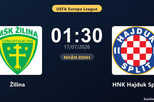 Nhận định Žilina vs HNK Hajduk Split: đội hình dự kiến