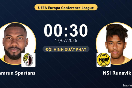Trực tiếp Hamrun Spartans vs NSI Runavik: Trận đấu đang diễn ra