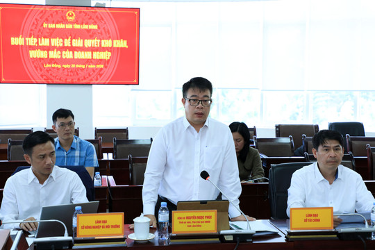 Lam Dong Moves to Remove Business Bottlenecks and Foster Enterprise Growth