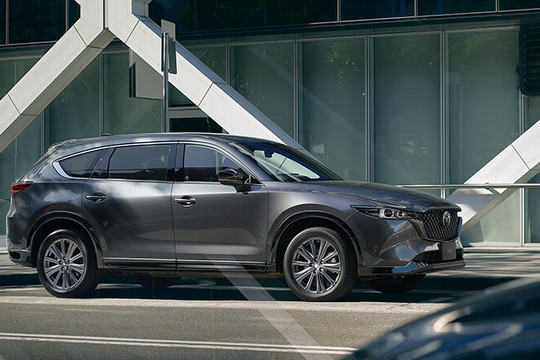 Mazda CX-8 2026: SUV 7 chỗ thực dụng với nội thất Nappa và gói i-Activsense nâng cấp