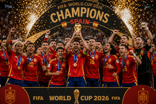 Tây Ban Nha vô địch World Cup 2026, lần thứ 2 bước lên đỉnh thế giới