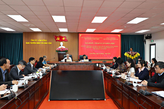 Tọa đàm, thảo luận khoa học bảo tồn, phát huy giá trị văn hóa truyền thống ở Lâm Đồng