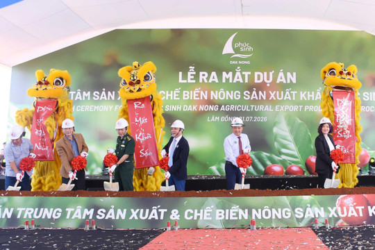 Tập đoàn Phúc Sinh đầu tư trung tâm chế biến nông sản quy mô lớn tại Lâm Đồng