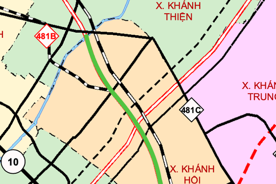 Quy hoạch cao tốc 7km đi qua xã Khánh Hội, tỉnh Ninh Bình giai đoạn 2021-2030