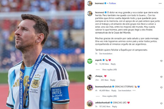 Messi phá vỡ im lặng sau chung kết World Cup 2026: Lời nhắn đặc biệt cho Lamine Yamal