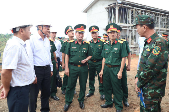 Military Region 7 Helps Build a Boarding School in Quang Truc Commune