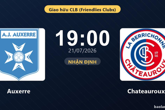 Trận Auxerre vs Chateauroux bị hủy