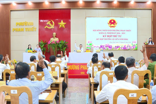 Phường Phan Thiết thu ngân sách 6 tháng đầu năm đạt 373,682 tỷ đồng, bằng 73% dự toán