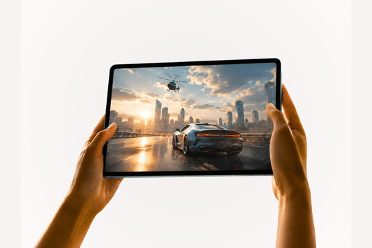 Cận cảnh Moto Pad 70 Groove: Tablet giải trí với màn hình 2.5K và hệ thống 9 loa JBL