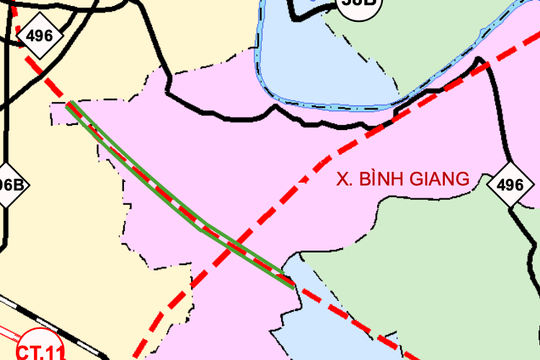 Quy hoạch giao thông xã Bình Giang Link vào Ninh Bình: Tuyến đường 4km kết nối Chùa Đội đến Chợ làng Vọc