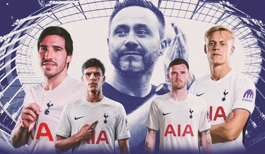 Tottenham chi hơn 237 triệu bảng để Roberto De Zerbi tái thiết đội hình