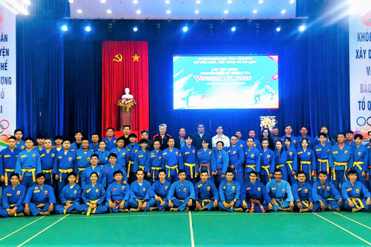 112 huấn luyện viên, trọng tài Vovinam tỉnh Lâm Đồng tập huấn chuyên môn