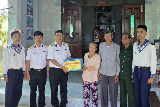 Lữ đoàn 681 tri ân người có công