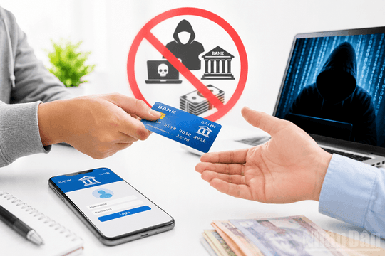 Tiếp tay cho lừa đảo từ việc thuê tài khoản ngân hàng