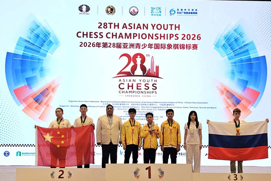 Lam Dong Chess Player Wins Gold for Vietnam at Asian Youth Championship