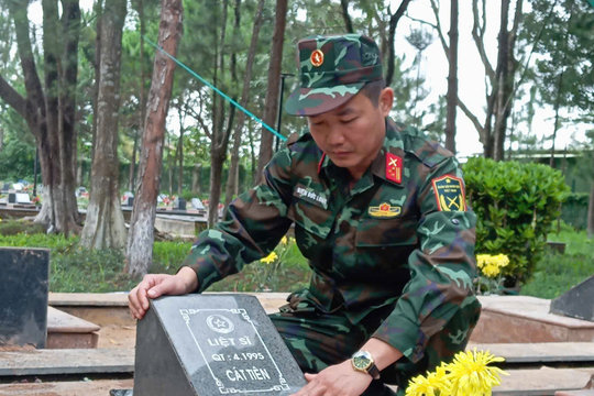 Người lính đi tìm cha đã hi sinh vì Tổ quốc