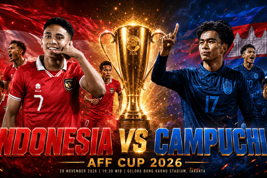 Lịch sử 5 trận đối đầu Indonesia vs Campuchia: Garuda toàn thắng, chờ nối dài ưu thế tại AFF Cup 2026