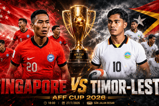 Lịch sử đối đầu giữa Singapore vs Timor Leste: Những chú sư tử toàn thắng, hướng đến chiến thắng thứ hai liên tiếp