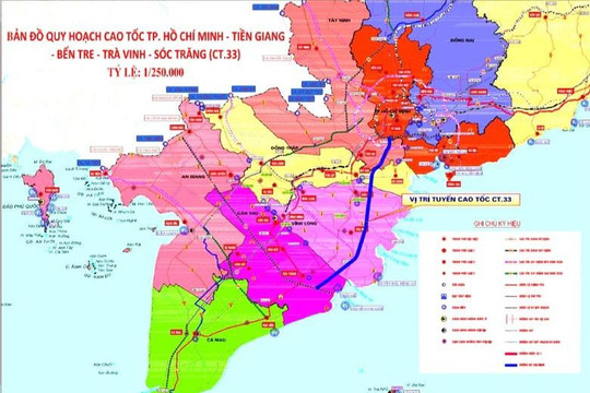 Dự án cao tốc CT.33 gần 94.000 tỷ đồng sắp triển khai tại Đồng bằng sông Cửu Long