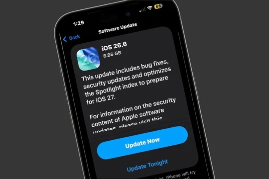 Apple chính thức phát hành iOS 26.6 vá lỗ hổng root nghiêm trọng và tối ưu hệ thống