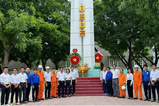 Nhà máy Nhiệt điện Vĩnh Tân 4: Thực hiện phần việc ý nghĩa nhân Ngày Thương binh - Liệt sĩ