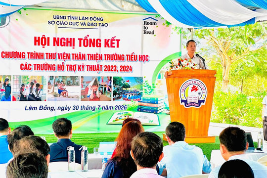 Lâm Đồng tổng kết chương trình “Thư viện thân thiện” tại các trường tiểu học